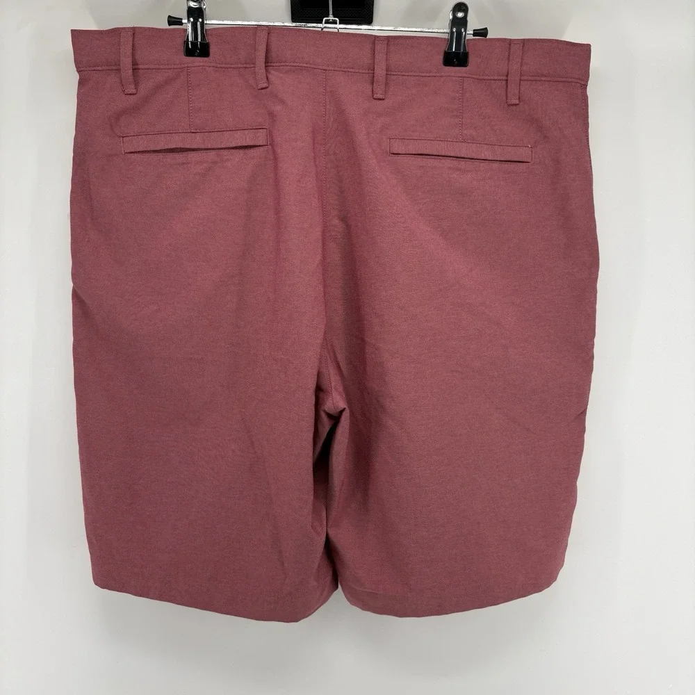 Vintage‎ Caribbean Performance Men's Pink Flat Front Shorts Size 34